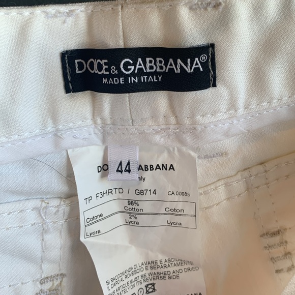 Dolce & Gabbana Women's White Skinny Jeans - Picture 3 of 5